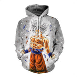 BFJmz Dragon Ball Ultra Instinct Wukong 3D Printing Coat Leisure Sports Sweater Autumn And Winter