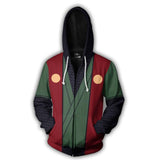 BFJmz Hokage Ninjia Jiraiya 3D Printing Coat Zipper Coat Leisure Sports Sweater Autumn And Winter - bfjcosplayer