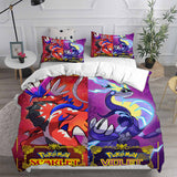 Pokemon Scarlet And Violet Bedding Sets Duvet Cover Comforter Set