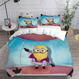 Minions 2 The Rise Of Gru Cosplay Bedding Sets Duvet Cover Halloween Comforter Sets