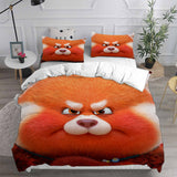 Turning Red Cosplay Bedding Sets Duvet Cover Halloween Comforter Sets