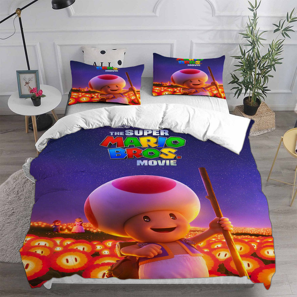 The Super Mario Bros. Movie Bedding Sets Duvet Cover Comforter Set