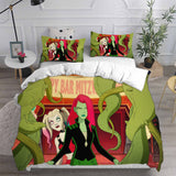 Harley Quinn Season 3 Bedding Sets Duvet Cover Halloween Cosplay Comforter Sets
