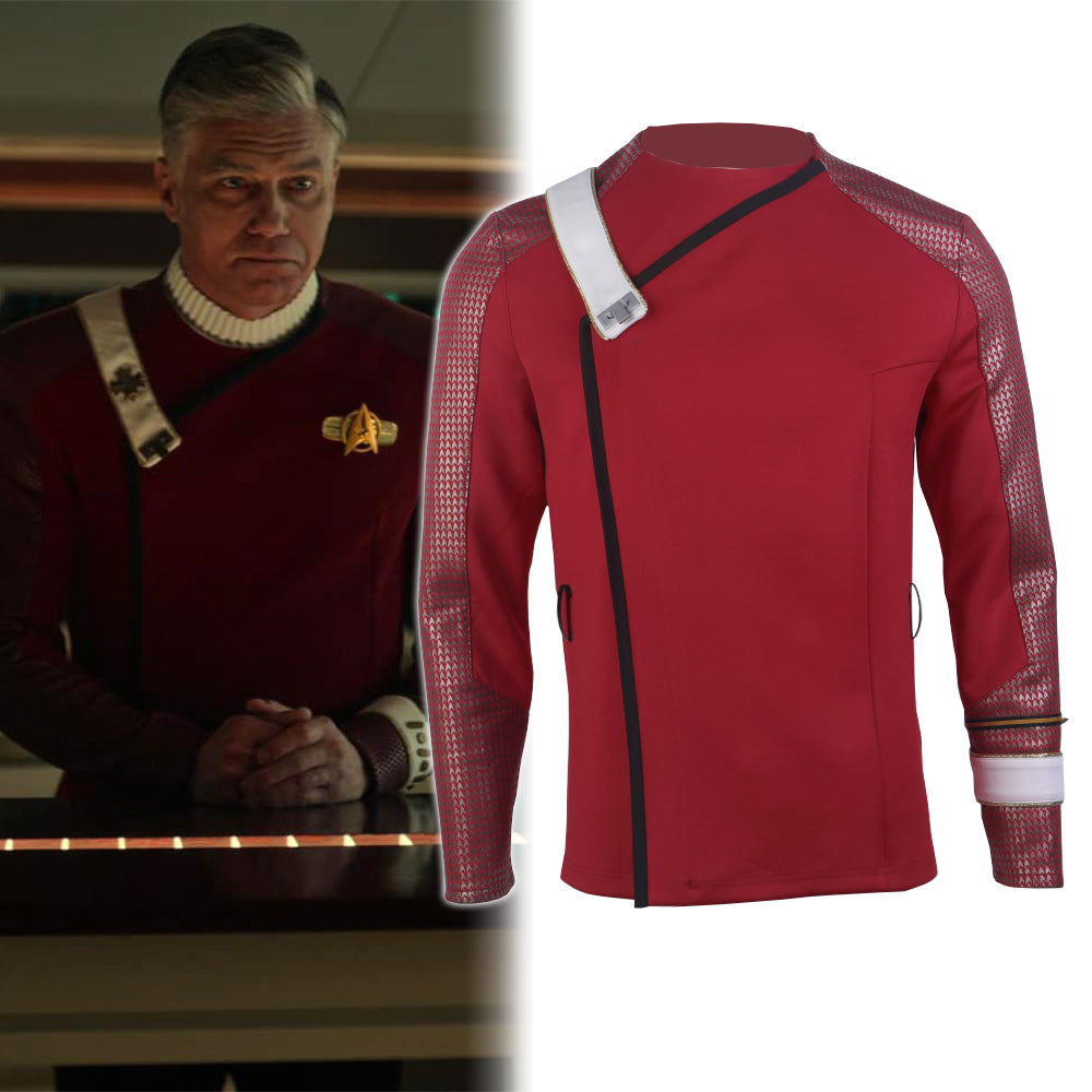 Star Trek Strange New Worlds Captain Pike Jackets Undershirts Starfleet Uniforms