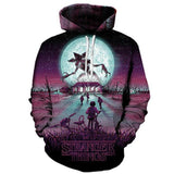 BFJmz Stranger Things Hooded Sweater 3D Printing Coat Leisure Sports Sweater Autumn And Winter - bfjcosplayer