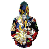 BFJmz Dragon Ball Super Saiyan 3D Printing Coat Leisure Sports Sweater Autumn And Winter