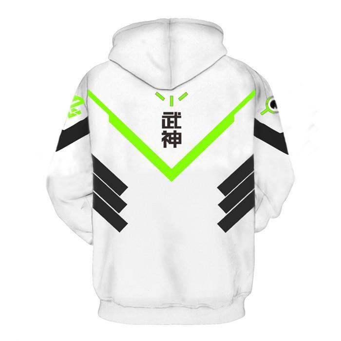 BFJmz OW Over Watch Genji 3D Printing Coat Leisure Sports Sweater  Autumn And Winter - bfjcosplayer