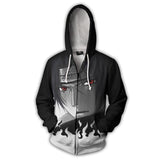BFJmz Hokage Ninjia Uchiha Itachi 3D Printing Coat Zipper Coat Leisure Sports Sweater Autumn And Winter - bfjcosplayer