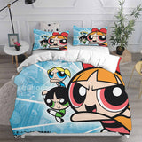 The Powerpuff Girls Bedding Sets Duvet Cover Halloween Cosplay Comforter Sets