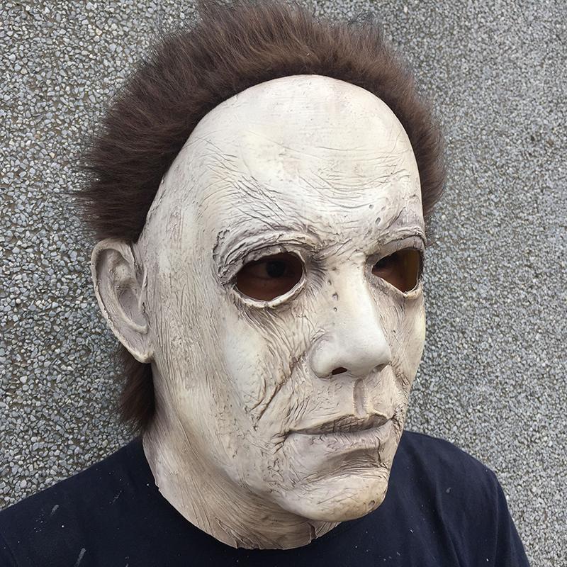 2018 Halloween Mask Cosplay Michael Myers Mask Scary Horror Halloween Party Mask - bfjcosplayer