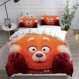 Turning Red Cosplay Bedding Sets Duvet Cover Halloween Comforter Sets