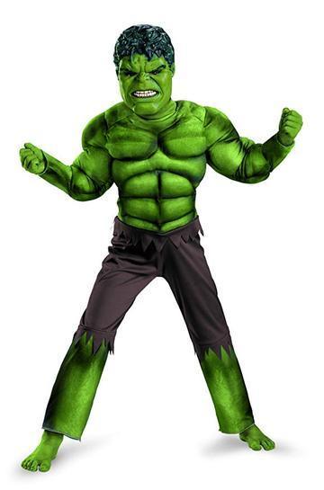BFJFY Boys Hulk Muscle Cosplay Cloth Kids Avengers Superhero Movie Role Play Halloween Costumes - bfjcosplayer