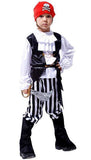 BFJFY Boys Pirate Cosplay Costume For Halloween Carnival - bfjcosplayer