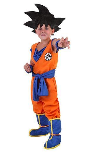 BFJFY Halloween Boy's Dragon Ball Son Goku Cosplay Costume For Kid - bfjcosplayer