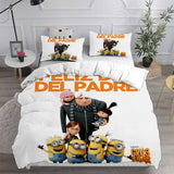 Minions The Rise of Gru Bedding Sets Duvet Cover Halloween Cosplay Comforter Sets