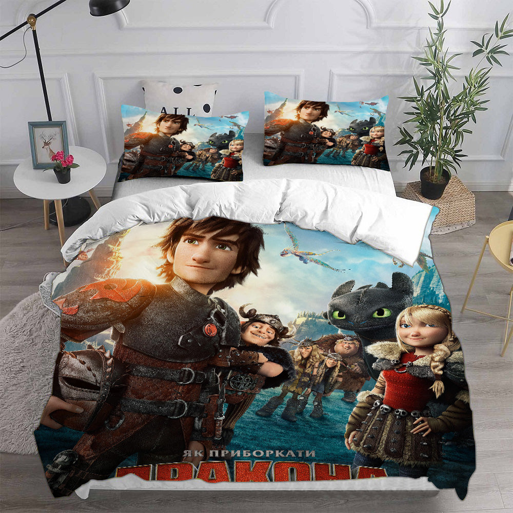 How to Train Your Dragon Bedding Sets Duvet Cover Comforter Set