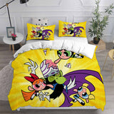 The Powerpuff Girls Bedding Sets Duvet Cover Halloween Cosplay Comforter Sets