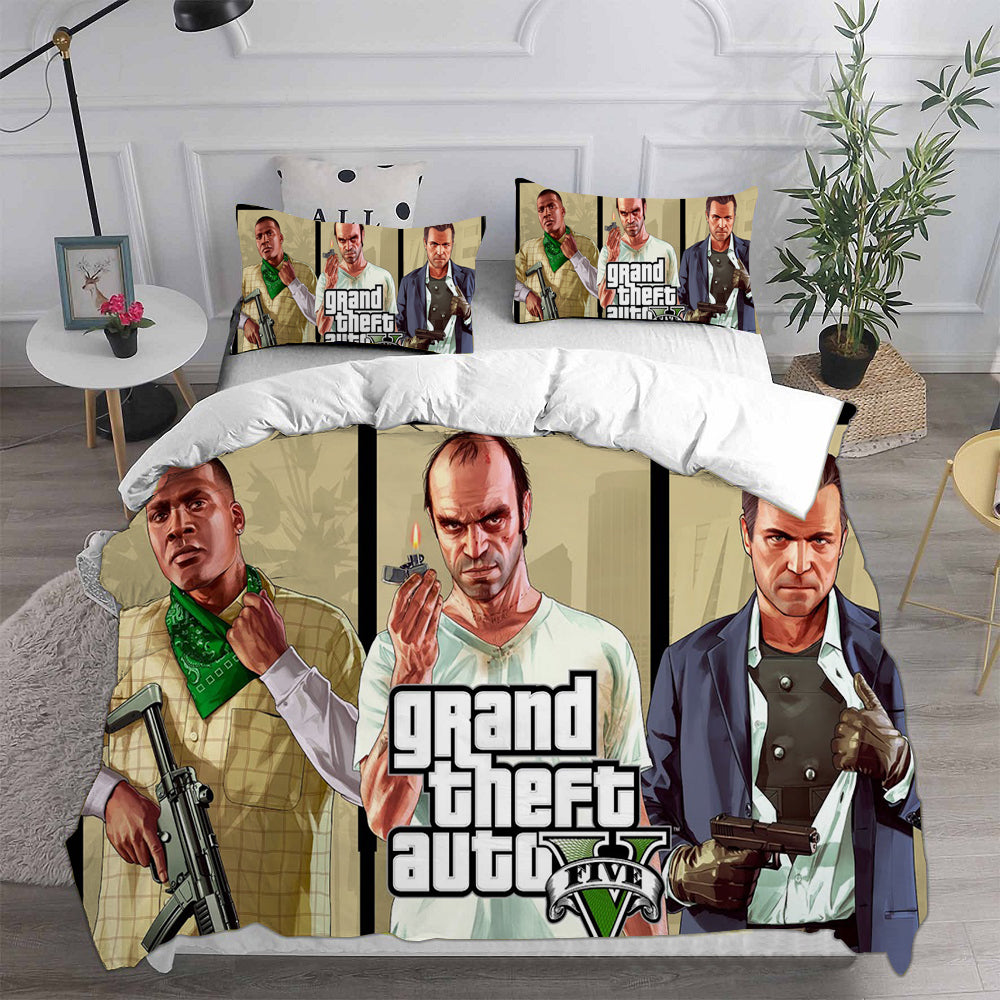 Grand Theft Auto V Bedding Sets Duvet Cover Comforter Set