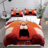 Turning Red Cosplay Bedding Sets Duvet Cover Halloween Comforter Sets