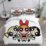 The Powerpuff Girls Bedding Sets Duvet Cover Halloween Cosplay Comforter Sets