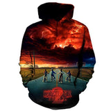 BFJmz Stranger Things Hooded Sweater 3D Printing Coat Leisure Sports Sweater Autumn And Winter - bfjcosplayer