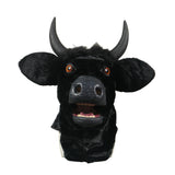 Black Bull Mask Moving Mouth Gift for Cosplay