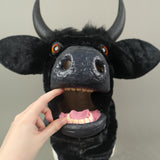 Black Bull Mask Moving Mouth Gift for Cosplay