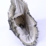 Furry Wolf Mask Movable Mouth Wolf Head Shape Protector Halloween Helmet Costumes