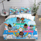 Toca Life World Bedding Sets Duvet Cover Halloween Cosplay Comforter Sets