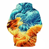 BFJmz Ssangyong Matchup Hooded Sweater 3D Printing Coat Leisure Sports Sweater Autumn And Winter - bfjcosplayer
