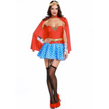 BFJFY Women's Dc Comics Wonder Woman Corset Superhero Costume - bfjcosplayer