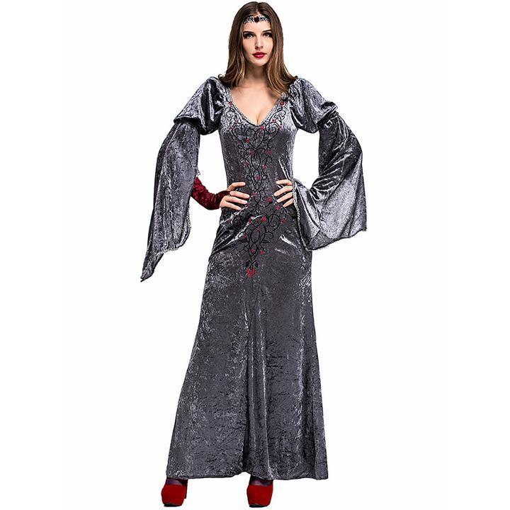 BFJFY Adult Women's Dark Medieval Maiden Halloween Costume - bfjcosplayer