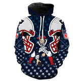 American Football Rugby Cosplay Hoodie Halloween Costume