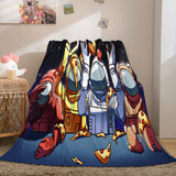 Among Us Cosplay Flannel Blanket Room Decoration Throw
