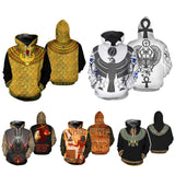 Ancient Egypt Pattern 3D Printing Cosplay Hoodie Sweater Halloween Costume