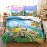 Animal Crossing Cosplay Duvet Cover Set Halloween Comforter