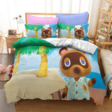 Animal Crossing Cosplay Duvet Cover Set Halloween Comforter