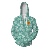 Animal Crossing Cosplay Zipper Hoodie Halloween Costume