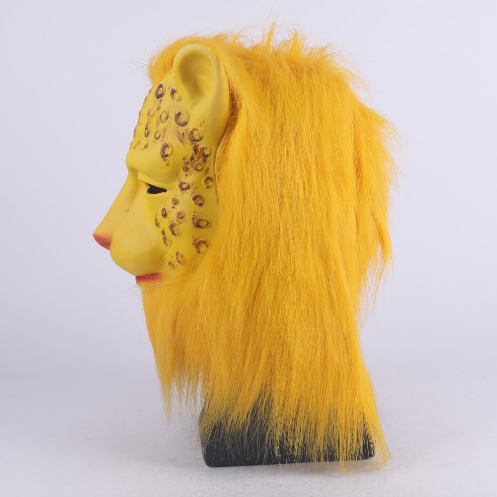 Animal Leopard Cosplay Latex Mask Halloween Props