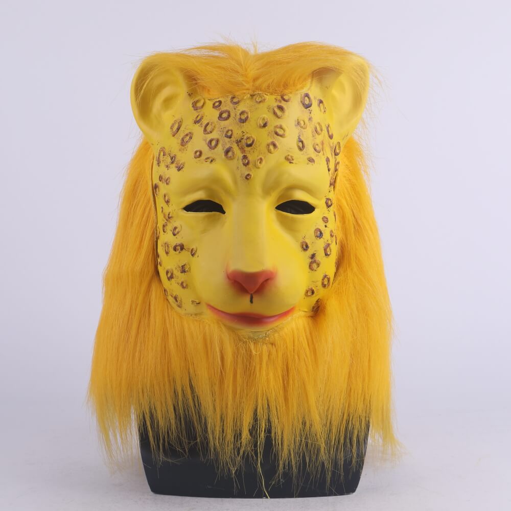 Animal Leopard Cosplay Latex Mask Halloween Props