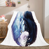 Animal Lion Cosplay Flannel Blanket Room Decoration Throw