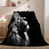 Animal Lion Cosplay Flannel Blanket Room Decoration Throw