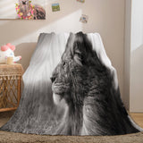 Animal Lion Cosplay Flannel Blanket Room Decoration Throw