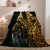 Animal Lion Cosplay Flannel Blanket Room Decoration Throw