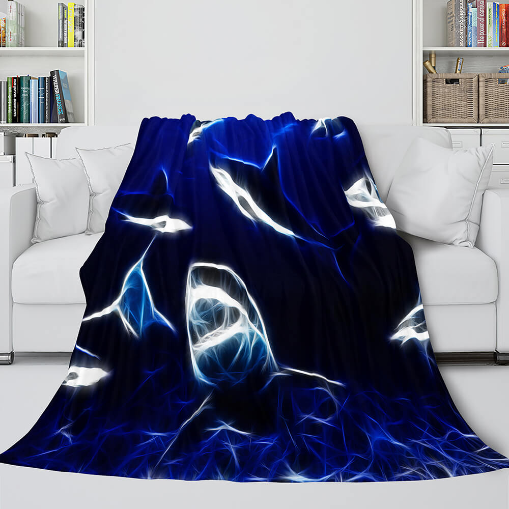 Animal Shark Cosplay Flannel Blanket Room Decoration Throw