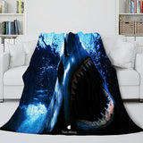 Animal Shark Cosplay Flannel Blanket Room Decoration Throw