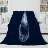 Animal Shark Cosplay Flannel Blanket Room Decoration Throw