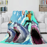 Animal Shark Cosplay Flannel Blanket Room Decoration Throw