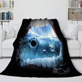 Animal Shark Cosplay Flannel Blanket Room Decoration Throw