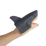 Animal Wildlife Shark Hand Puppet Soft Kids Children Toy Fish Pet Head Gloves Funny Toy Cosplay Accessories Prop